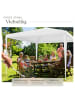 tectake Partyzelt Barinas mit 3 Seitenteilen, wasserdicht, 3x3m