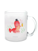 Mr. & Mrs. Panda Kaffeebecher Hummer Weizen ohne Spruch in Transparent
