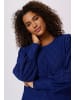 KAFFE curve Langarm-Bluse KCtina in Beacon Blue