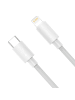 Wisam 2 Stück Schnell-Ladekabel USB-C auf Lightning PD 20W 1.5m Weiß