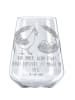 Mr. & Mrs. Panda Bordeauxglas Huhn Stolz mit Spruch in Transparent