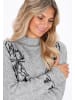 VIRITA Women Sweater in Light Grey