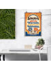 Mr. & Mrs. Panda Poster Blumen Wurzeln Design mit Spruch in Weiß