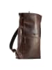Jost Lund Business-Rucksack Leder 44 cm Laptopfach braun