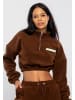 Tom Barron Trainingsanzug WOMAN REGULAR FIT FLEECE FABRIC TRACK SUIT in CAMEL