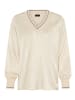 Laura Scott Satinbluse in creme