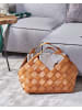 Beliani Korb QARA in Braun - (W) 40 x (H) 42 x (L) 27 cm