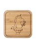 Mr. & Mrs. Panda Bierdeckel Einhorn Dame ohne Spruch in Transparent
