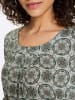 Heine Druckbluse in khaki-sand-bedruckt