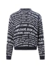 JOOP! Strickpullover Kalissa in marine weiß - 0001
