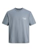 JACK & JONES Junior T-Shirt JORNORREBRO TYPO TEE CREW NECK JNR in tradewinds