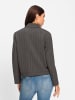 Heine Jackenblazer in taupe-schwarz Nadelstreifen