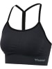 Hummel Hummel Top Hmltiffy Yoga Damen Dehnbarem Atmungsaktiv Schnelltrocknend Nahtlosen in BLACK