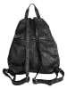 Samantha Look Rucksack echt Leder in schwarz