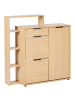 Beliani Schuhschrank MIRANI in Braun - (W) 98 x (H) 100 x (L) 29 cm