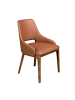 Angel Cerdá Stuhl 4156 in Braun/Walnuss – (B)54 x (H)83 x (T)61 cm