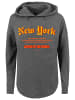 F4NT4STIC Oversized Hoodie New York OVERSIZE HOODIE in charcoal