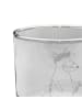 Mr. & Mrs. Panda Whiskey Glas Fuchs Blumen ohne Spruch in Transparent