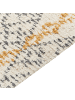 Beliani Kurzflor KADAPA in Beige/Gelb/Schwarz - (W) 140 x (H) 1.4 x (L) 200 cm