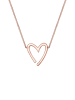 Elli Halskette 925 Sterling Silber Herz in Rosegold