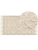 Beliani Kurzflor ITANAGAR in Beige - (W) 80 x (H) 1.5 x (L) 150 cm