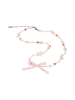 grassland Women Necklace in Pink Multicolor