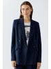 Oui Blazer in dk blue camel