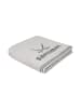 Sansibar 2er-Set: Duschtuch Frottier-Serie "Doubleface" in Silber/Anthrazit