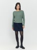 MAZINE Longsleeve Celeste in jade mel.