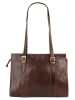 piké Handtasche echt Leder in braun