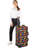 normani Reisetasche mit 3 Rollen 80 Liter in Neon Square