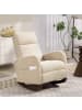 HOMCOM Schaukelstuhl in Beige 94L x 67B x 105H cm