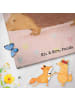 Mr. & Mrs. Panda Badehandtuch Igel Herzen Design mit Spruch in Gelb Pastell