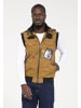 PLUS EIGHTEEN Herren Weste in Camel
