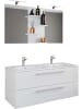 ebuy24 Badmöbelset BudasiS Weiß 111 x 47 cm