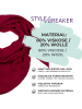styleBREAKER Strick Dreieckstuch in Grau
