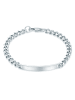 True Rebels Armband aus Edelstahl in silber