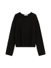 Marc O'Polo Seamless-Pullover loose in Schwarz