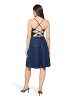 Vera Mont Cocktailkleid mit Schnürung in Dark Blue/Black