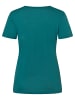 super.natural Merino T-Shirt W GIPFELGLÜCK TEE in Petrol