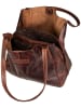 Greenburry Handtasche Rugged Hobo Shopper in Teak Brown