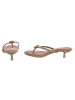 Ital-Design High-Heel Sandalette in Hellbraun
