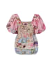 Y.A.S Bluse YASMessa in rosa hellblau - 0001