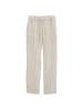 Marc O'Polo Leinenhose wide in Medium Brown