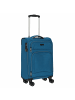 D&N Travel Line 9204 - 4-Rollen-Kabinentrolley S 55 cm (schwarz) in blau