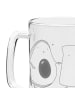 Mr. & Mrs. Panda Gravur Bierkrug Avocado Toast ohne Spruch in Transparent