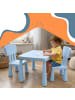 relaxdays 3-teilige Kindersitzgruppe in Blau