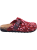 Fischer Markenschuh Pantoffel in bordeaux