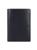 DuDu Tiberio Geldbörse RFID Schutz Leder 9.5 cm in navy