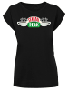 F4NT4STIC T-Shirt 'FRIENDS TV Serie Central Perk  BLK' in schwarz